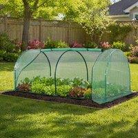 STILVORA Mini Greenhouse with 2 Doors 200 x 100 x 80 cm in Green