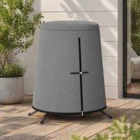 STILVORA Hanging Egg Chair Cover 196 x 230 cm Grey