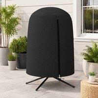STILVORA Hanging Egg Chair Cover 190 x 128 cm Black