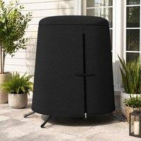 STILVORA Hanging Egg Chair Cover 196 x 230 cm Black