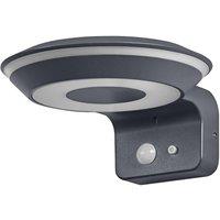 Osram Endura Style Solar Wall Sensor Glow Outdoor LED Wall Light 3.6W Warm Light in Grey