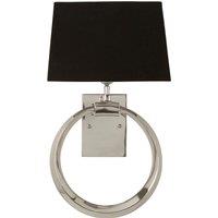 Orsina Skye Wall Light with Ring Base in Silver
