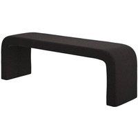 Lemon Pavilion Furniture Ren Indoor Bench - Boucle - L41xW151.5xH50 cm - Black Fully Assembled
