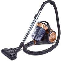 Tower T102000BLGPETS Multi-Cyclonic Bagless Cylinder Vacuum, 2L Capacity, 700W in Black
