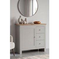 Home Discount Vida Designs Arlington 3 Drawer 1 Door Sideboard Storage in Grey