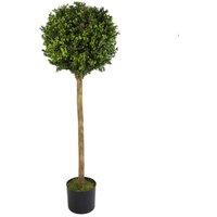 Leaf 120cm Artificial Boxwood Buxus Ball Topiary Tree in Green