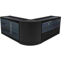 Monstershop Hera LED Shop Counter Set K1500, C1500 & CM60 - Black