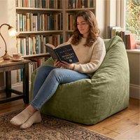 rucomfy Beanbags rucomfy Indoor Large Snuggle Bean Bag Chair - Adults Plush Velora in Pale Green