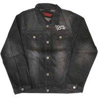 My Chemical Romance Back Print Logo Denim Jacket in Black | Size: 2XL