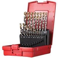 Dormer A08910 Set A002 Hss Tin Coated Jobber Drill Set Of 5 4.0-10.0 (UK Plug)