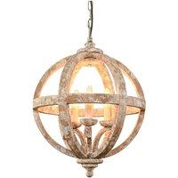 KDMD Solara Orb Pendant Light Modern Ceiling Fixture for Elegant Spaces in Brown