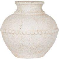 KDMD Large Olympia Terracotta Vase for Floor & Console Decor in White