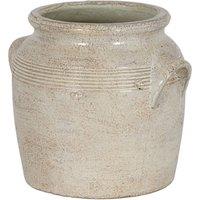 KDMD Tarn Large Pot With Handles for Tall Botanicals & Floors in Stone