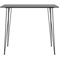 Berkfield Home Bar Table Black 120x60x105 cm | Size: 120 x 60 x 105 cm