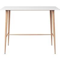Berkfield Home Bar Table White 120x60x105 cm | Size: 120 x 60 x 105 cm
