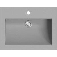 Berkfield Home Granite Basin 600x450x120 mm Grey