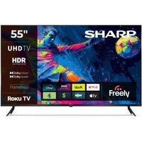 Sharp 55HJ4225KB 55 Inch 4K UHD Smart Roku TV in Black
