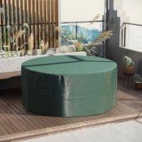 EONLION Round Cover Garden Furniture in Green | Size: 100 cm