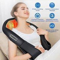 SPETLEK Back Shoulder Neck Massager in Black
