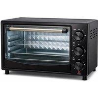 Ventryn Mini Oven Countertop Cooker Grill Bake Toaster Oven Black