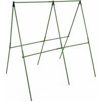 Nordara 121cm A-Frame Steel Coated Trellis in Green