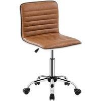 Kelvenix Home Office Chair PU Leather in Brown | Size: 0.6m2