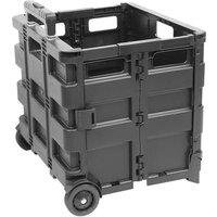 Kelvenix Folding Boot Cart Shopping Trolley in Black | Size: 0.6m2