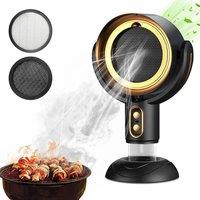 SPETLEK Smoke Purifier Portable Smoke Purifier Fan Range Hood in Black