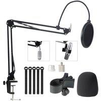 Havendro Adjustable 180 Boom Arm Mic Stand in Black