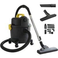 Spector Wet & Dry Cylinder Vacuum Cleaner Powerful Suction HEPA 1000W 15L in Black