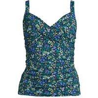 Lands' End Women's Plus V-Neck Wrap Tankini Top | Size: 22
