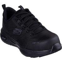 Skechers Workwear Women's Arch Fit SR Ebinal Safety Trainers in Black | Size: 4