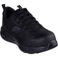 Skechers Workwear Women's Arch Fit SR Ebinal Safety Trainers in Black | Size: 7