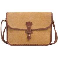 Celtic & Co Women's Stud Strap Cross Body Bag in Light Tan