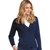 Brook Taverner Women's Augusta V Neck Cardigan in Navy | Size: Small