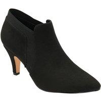 Lotus Women's Black 'Kristina' Microfibre Shoe-Boots | Size: 7