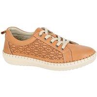 Mod Comfys Women's Leather Trainers in Tan | Size: 8