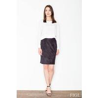 Love Lace Women's Black Below Knee Straight Skirt | Size: Medium