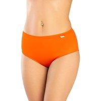 KDMD Women's Italian Fabric Swim Brazilian Panties in Orange | Size: XL