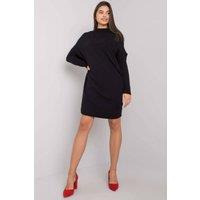 Love Lace Women's Black Long Sleeve Knit Mini Dress