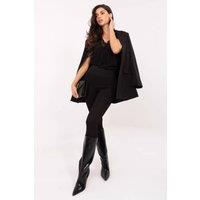 Love Lace Women's Comfort High Waist Ribbed Leggings in Black | Size: Medium