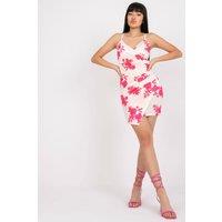 Love Lace Women's Strapless Envelope Pencil Dress with Cups in White