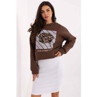 Love Lace Women's Ribbed Knit Knee Length Slip Skirt in White | Size: S/M