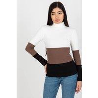 Love Lace Women's Ribbed Long Sleeve Turtleneck Sweater Style 175119 in Black | Size: Large/XL