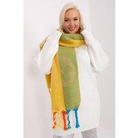 Love Lace Women's Long Multicolor Striped Tassel Scarf Polyester Winter Wrap