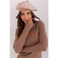 Love Lace Women's Beret Hat One Hundred Percent Wool Soft Classic French Style Daily in Beige