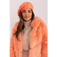 Love Lace Women's Classic Felt Beret Hat Soft Fit for Everyday Style Wear Chic Look in Orange
