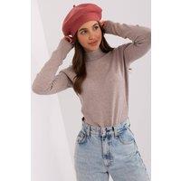 Love Lace Women's Beret Hat Soft Felt Classic French Style for Everyday Wear Comfort in Dark Pink