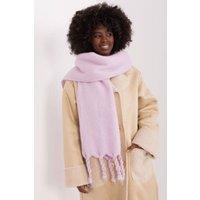 Love Lace Women's Smooth Polyester Tassel Scarf for Fall Winter Wear Wrap in Violet