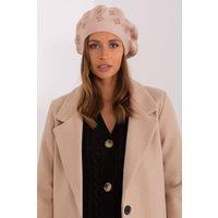 Love Lace Women's Classic Wool Beret Hat for Everyday Style & Comfort Fit All Season in Beige